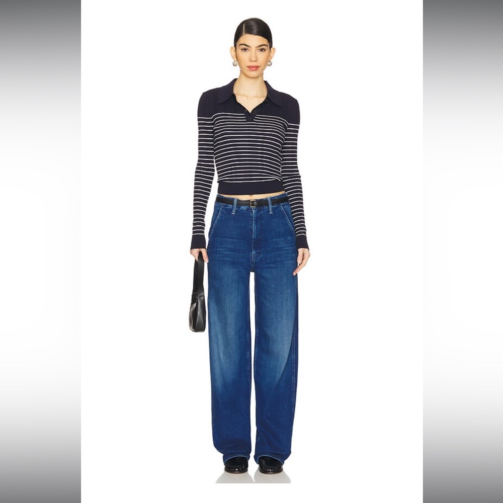 MOTHER “The Major Zip Sneak” Denim Jeans